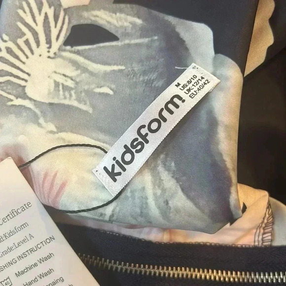 NWT Kidsform Sheer V Neck Dress size M - Picture 4 of 7